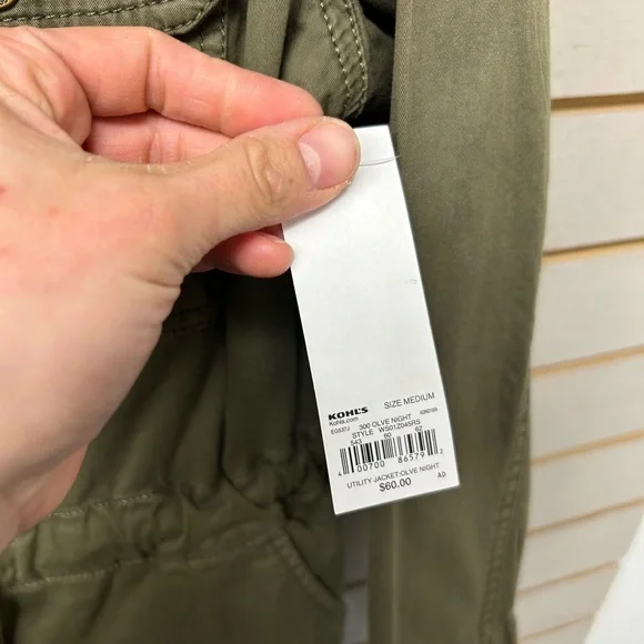 Sonoma Women's Utility Jacket in Olive - Picture 4 of 7